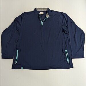 Chubbies Men’s The Lakeside Navy 1/4 Zip Pullover, 2XL XXL Golf